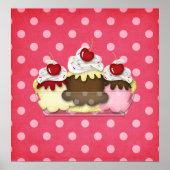 Bananenspaltung Poster (Vorne)