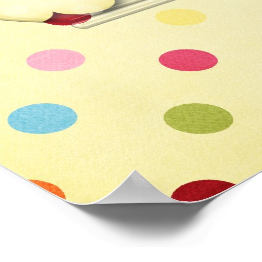 Bananenspaltung Poster (Ecke)