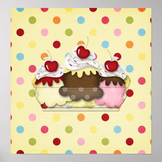 Bananenspaltung Poster (Vorne)