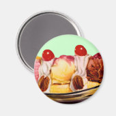 Bananensplit Magnet (Vorderseite/Rückseite)