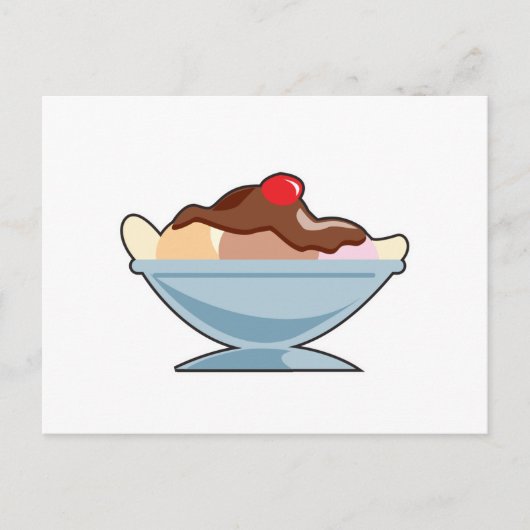 Bananensplit Postkarte (Vorderseite)