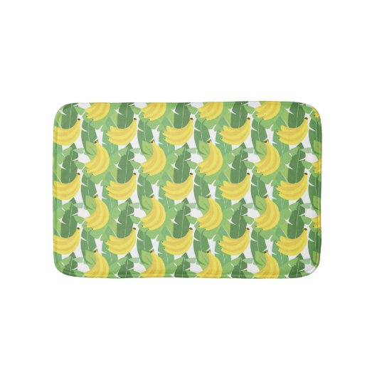Bananenstaub und Obstmuster Badematte (Vorderseite)