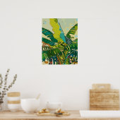 Bananenstauden, New Orleans Art Poster (Küche)