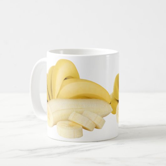 Bananenstrauß Kaffeetasse (Vorderseite Links)