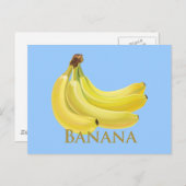Bananenstrauß Postkarte (Vorne/Hinten)