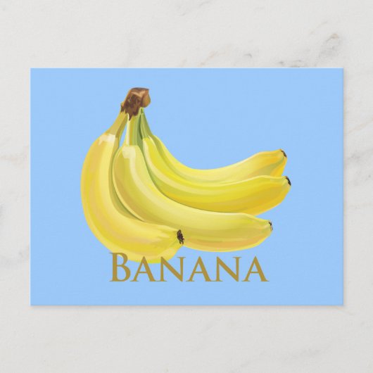 Bananenstrauß Postkarte (Vorderseite)