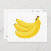 Bananenstrauß Postkarte (Vorne/Hinten)