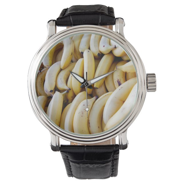 Bananenstück Armbanduhr (Vorderseite)