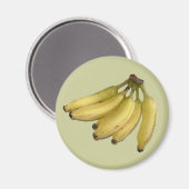 Bananenstück Magnet (Vorderseite/Rückseite)