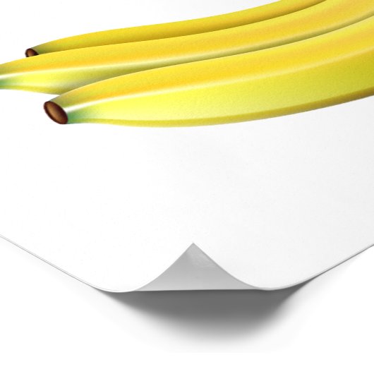 Bananenstück Poster (Ecke)