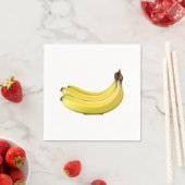 Bananenstück Serviette (Beispiel)