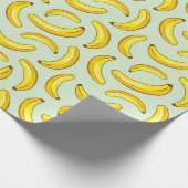 Bananenwackelpapier Geschenkpapier (Ecke)