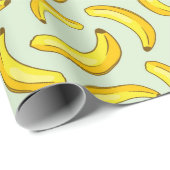Bananenwackelpapier Geschenkpapier (Rolleneckpunkt)