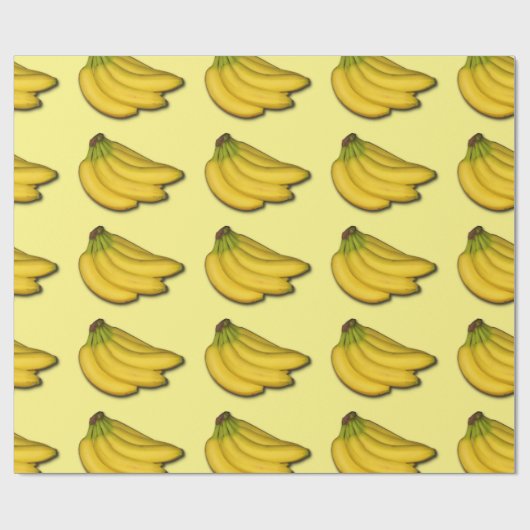 Bananenwackelpapier Geschenkpapier (Flach)