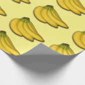 Bananenwackelpapier Geschenkpapier (Ecke)