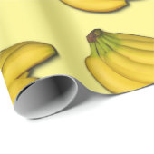 Bananenwackelpapier Geschenkpapier (Rolleneckpunkt)