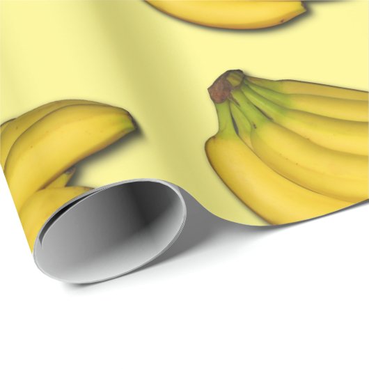 Bananenwackelpapier Geschenkpapier (Rolleneckpunkt)