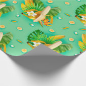 Bananenwackelpapier Geschenkpapier (Ecke)
