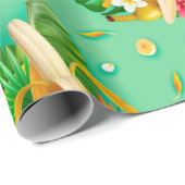 Bananenwackelpapier Geschenkpapier (Rolleneckpunkt)