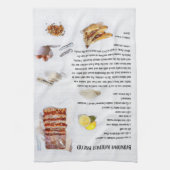 BANANENWALNUT-BREAD-Rezept Geschirrtuch (Vertikal)