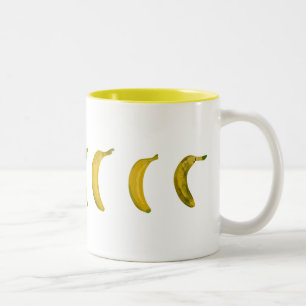 BananeSkateboard Zweifarbige Tasse
