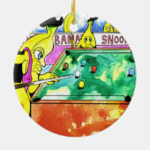 BananeSnooker Keramik Ornament (Hinten)