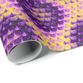 Banarasi Saree Pattern Design  Geschenkpapier (Rolleneckpunkt)