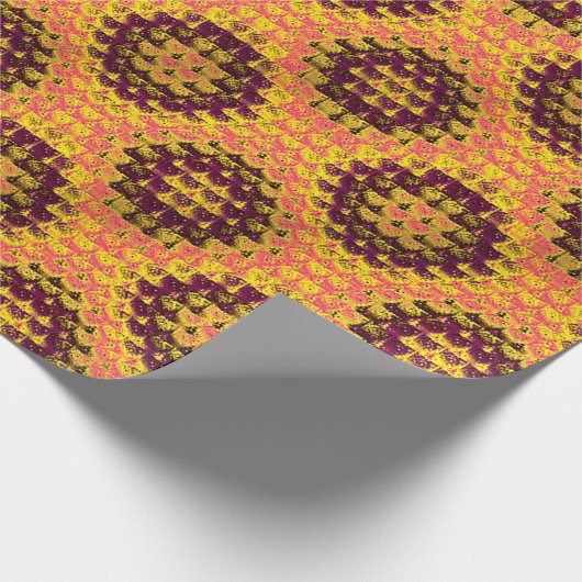 Banarasi Saree Pattern Geschenkpapier (Ecke)