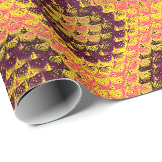 Banarasi Saree Pattern  Geschenkpapier (Rolleneckpunkt)