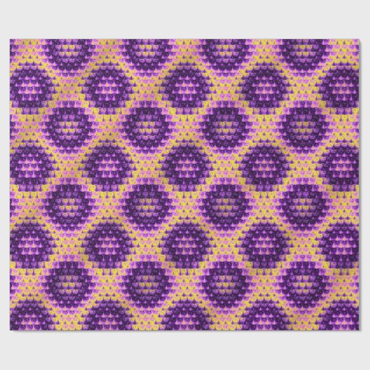 Banarasi Saree Pattern  Geschenkpapier (Flach)