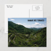 Banaue Rice Terraces Postkarte (Vorne/Hinten)