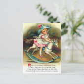 Banbury Cross Kinderzimmer Rhyme Postkarte (Stehend Vorderseite)