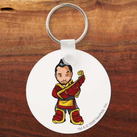 Bancha Ninja Shenkuu Staff Player Schlüsselanhänger (Vorderseite)