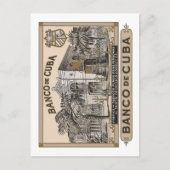 BANCO DE CUBA POSTKARTE (Vorderseite)