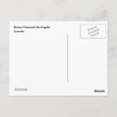 Banco Nacional de Angola Postkarte (Rückseite)