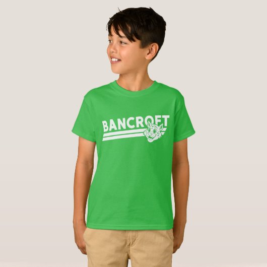 Bancroft Bobcat Profile Bright Green T - Shirt (Vorne ganz)