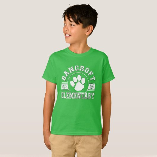 Bancroft Elementarpaw Bright Green T - Shirt (Vorne ganz)