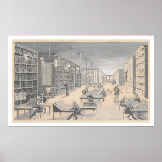 Bancroft Gebäude, 721 Market Street, SF (1418) Poster (Vorne)