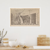 Bancroft Library 1538 Valencia Street (1420) Poster (Küche)