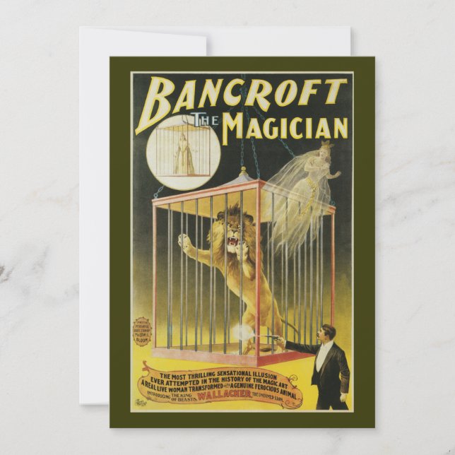 Bancroft the Magician c 1897 (Vorderseite)