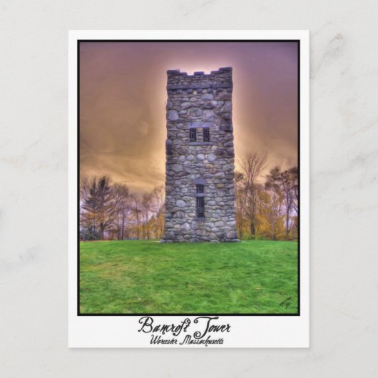 Bancroft Tower Postkarte (Vorderseite)
