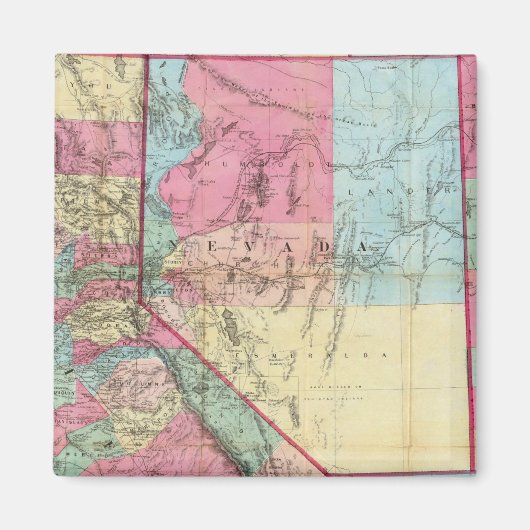 Bancroft's Map of California, Nevada Magnet (Vorne)