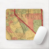 Bancroft's Map of California, Nevada, Utah Mousepad (Mit Mouse)