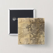 Bancrofts offizielle Führerkarte für San Francisco Button (Vorne & Hinten)