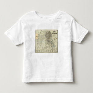 Bancrofts offizielle San Francisco Stadt-Karte Kleinkind T-shirt