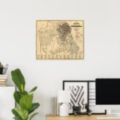 Bancrofts offizieller Führer Karte von San Francis Poster (Heimbüro)