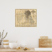 Bancrofts offizieller Führer Karte von San Francis Poster (Küche)