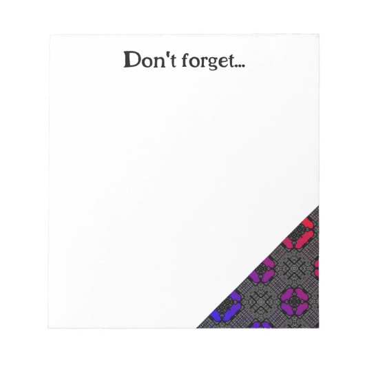 Band 13 Kaleidoskop Art 3 Notizblock (Vorderseite)