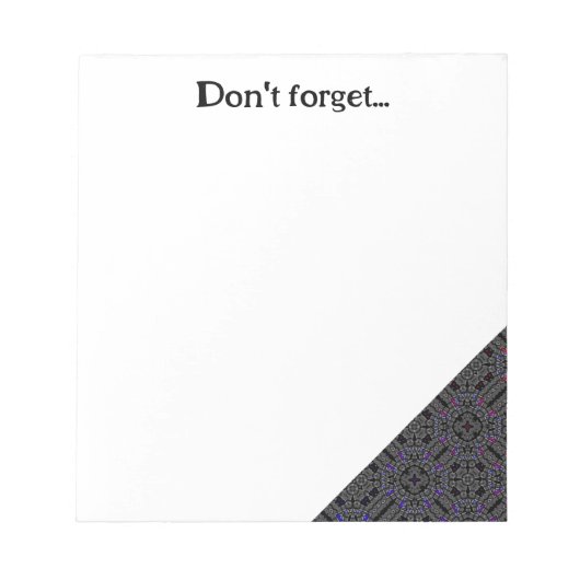 Band 13 Kaleidoskop Art 6 Notizblock (Vorderseite)