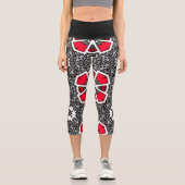 Band 16 Kaleidoskop Art 3 Capri Leggings (Vorderseite)